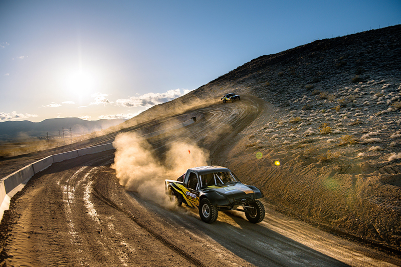 Vegas Off-Road Experience - Baja Truck Speeding on a Dirt Road