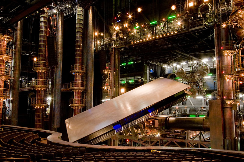 KÀ by Cirque du Soleil - KÀ Theatre Showcasing the Moving Platform