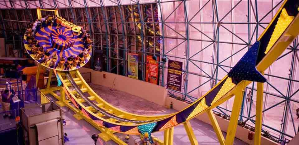 Disk 'O Ride at Circus Circus attraction