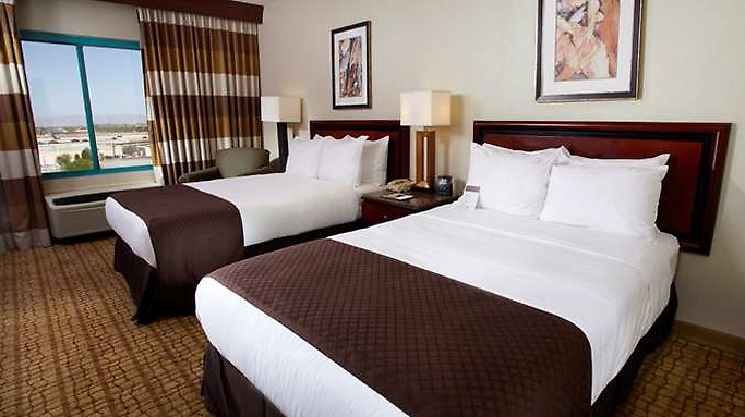 Two full beds room