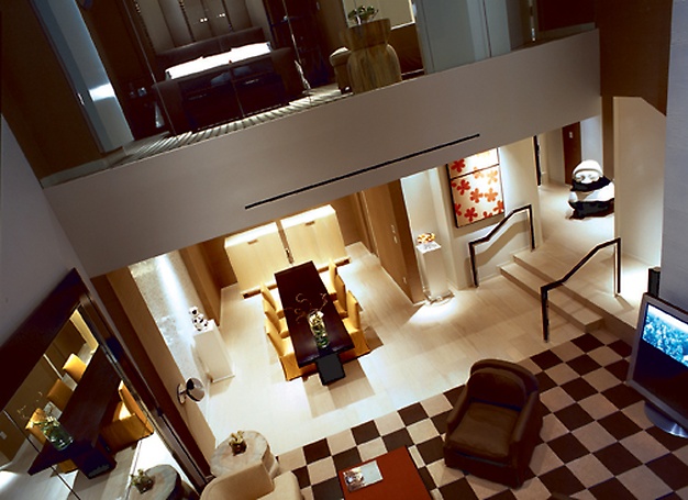 One-bedroom Skyloft aerial view