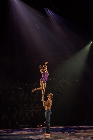 The Beatles LOVE by Cirque du Soleil - Yesterday Acrobatic Duet