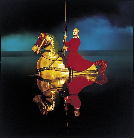 O by Cirque du Soleil - Performer Riding on a Carousel Horse