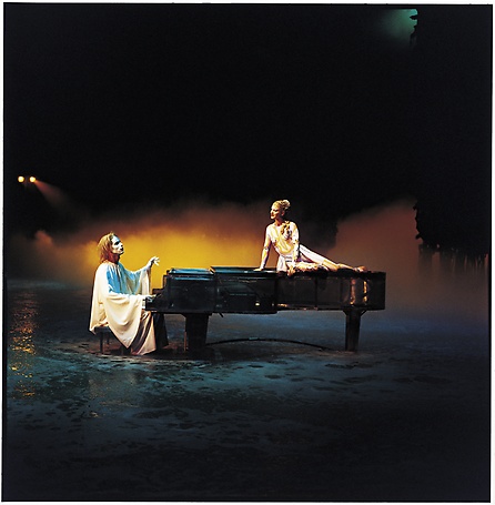 O by Cirque du Soleil - Two Performers at a Sinking Piano
