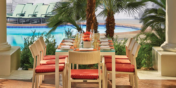 Top 10 Poolside Restaurants In Las Vegas Guide To While Veranda Has A Light And Airy Dining Room We Like To Head Outside Eat On The Patio Overlooking Four Seasons Quiet Secluded Pool Area